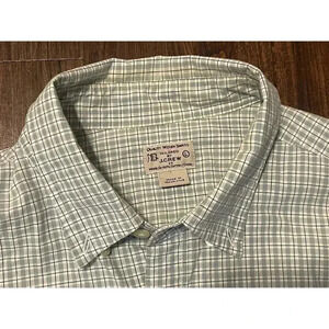 J Crew Men's Long Sleeve Plaid Button Down Shirt‎ 100% Cotton Large